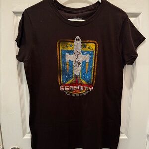 Brown Serenity Graphic T-Shirt
